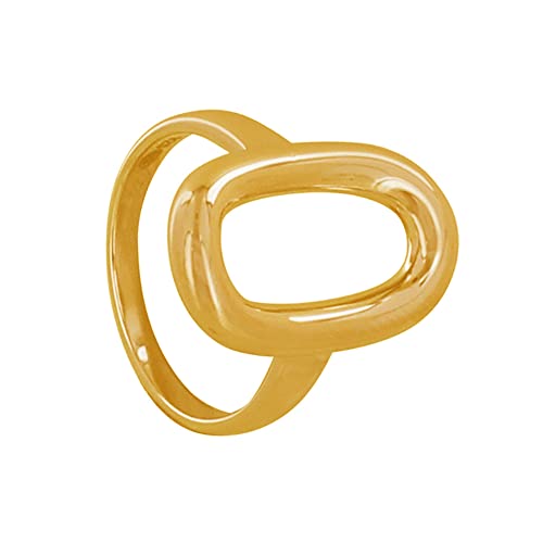 LES POULETTES BIJOUX - Vergoldet Ring Durchbrochenen Netz - Taille 54 (17.2) von LES POULETTES BIJOUX