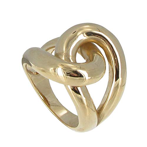 LES POULETTES BIJOUX - Vergoldet Ring Interlaced - taille 64 (20.4) von LES POULETTES BIJOUX