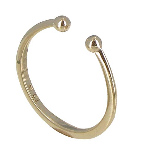 LES POULETTES BIJOUX - Vergoldet Ring Zwei Perlen - Taille 54 (17.2) von LES POULETTES BIJOUX