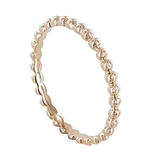 LES POULETTES BIJOUX - Rosa Vergoldet Kugel Ring - taille 56 (17.8) von LES POULETTES JEWELS