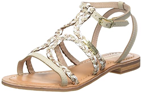 LES TROPEZIENNES PAR M. BELARBI Damen Bongo Sandale, Creme Multi, 38 EU von Les Tropéziennes par M. Belarbi