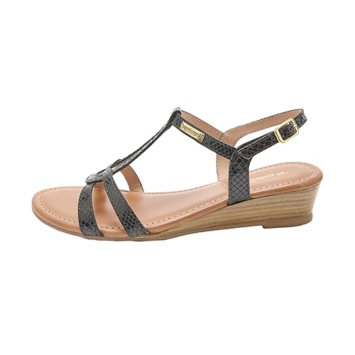 LES TROPEZIENNES PAR M. BELARBI Damen Hactress Stadtschuhe, Sandale, Absatz, 5 cm, Schwarz Serp, 39 EU von Les Tropéziennes par M. Belarbi