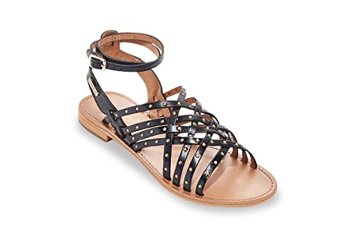 LES TROPEZIENNES PAR M. BELARBI Damen Henori Sandale, Schwarz, 37 EU von LES TROPEZIENNES PAR M. BELARBI