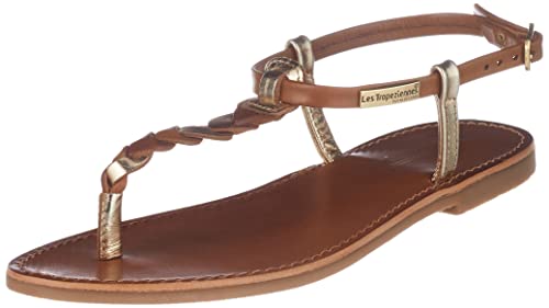 LES TROPEZIENNES PAR M. BELARBI Damen Hodin Sandale, Hellbraun oder, 38 EU von LES TROPEZIENNES PAR M. BELARBI