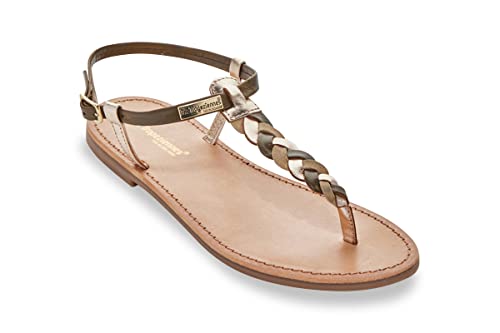 LES TROPEZIENNES PAR M. BELARBI Damen Hodin Sandale, Khaki Multi, 38 EU von LES TROPEZIENNES PAR M. BELARBI