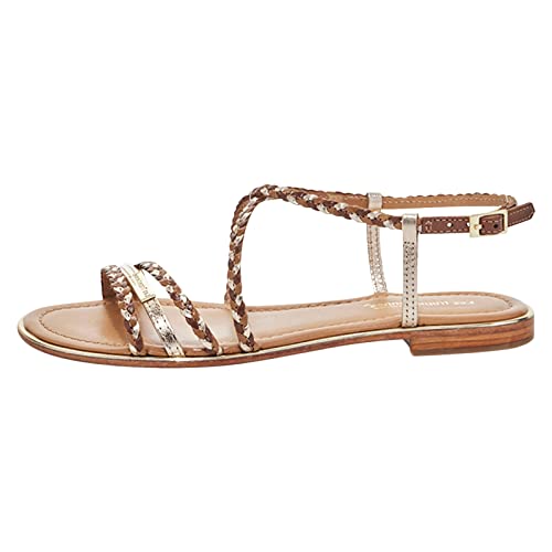 LES TROPEZIENNES PAR M. BELARBI Damen Homage Sandale, Tan Multi, 38 EU von Les Tropéziennes par M. Belarbi