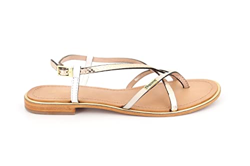 LES TROPEZIENNES PAR M. BELARBI Damen Monaco Sandale, Creme Gold Serpen, 37 EU LES TROPEZIENNES PAR M. BELARBI Damen Monaco Sandale, Creme Gold Serpen, 37 EU von Les Tropéziennes par M. Belarbi