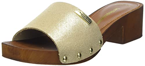 LES TROPEZIENNES PAR M. BELARBI Damen Theresa Sandale, Gold, 39 EU LES TROPEZIENNES PAR M. BELARBI Damen Theresa Sandale, Gold, 39 EU von LES TROPEZIENNES PAR M. BELARBI