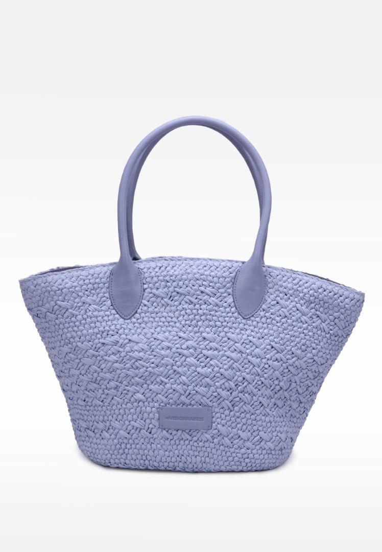 LES VISIONNAIRES - Cityshopper Raffia, Liz Lilac Lila von LES VISIONNAIRES