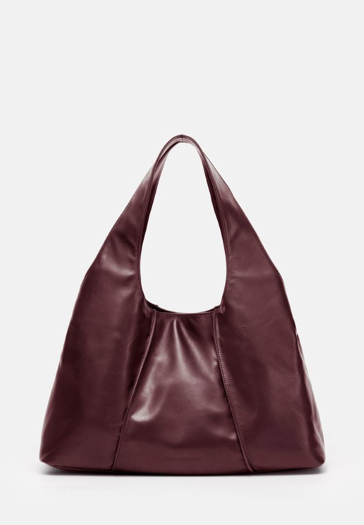 LES VISIONNAIRES - Handtasche Mit Reißversc Paz Essential Silky Aubergine Bordo von LES VISIONNAIRES