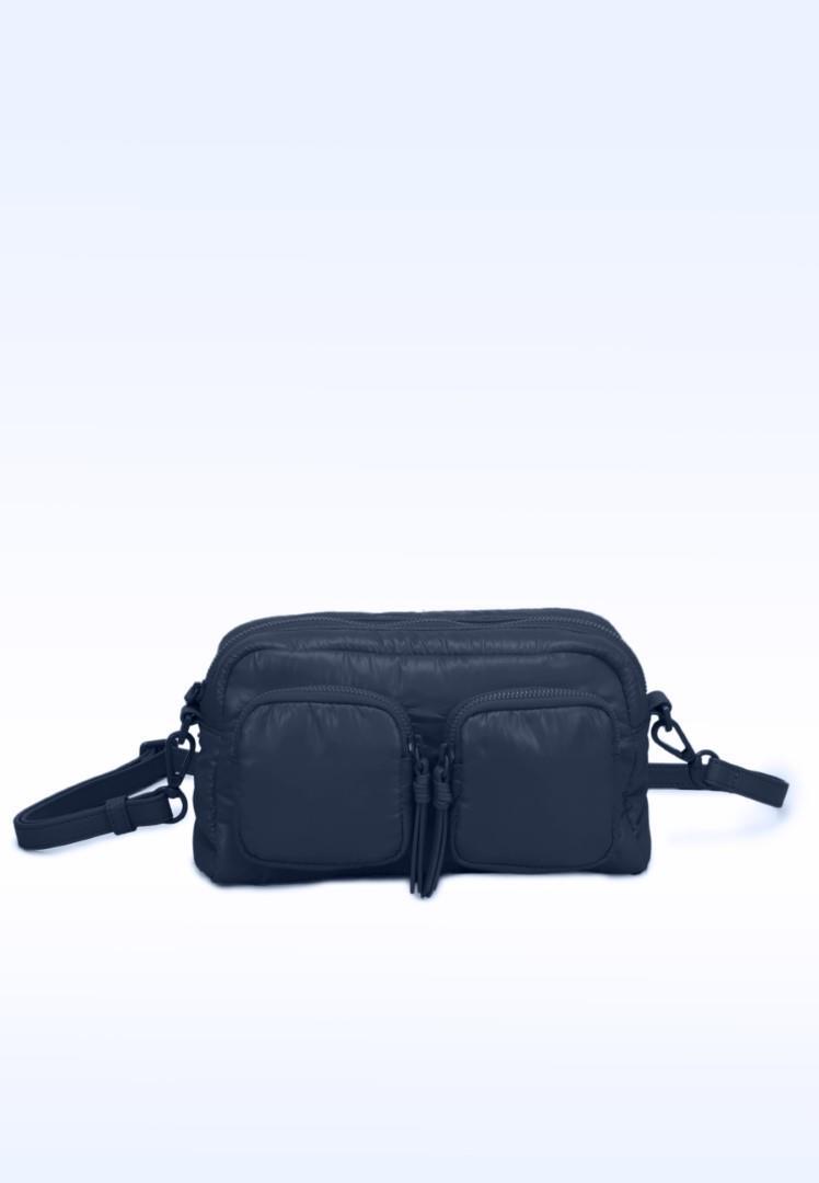 LES VISIONNAIRES - Handtasche Mit Reißversc Pocket, Lynn Navy Blue Blau von LES VISIONNAIRES