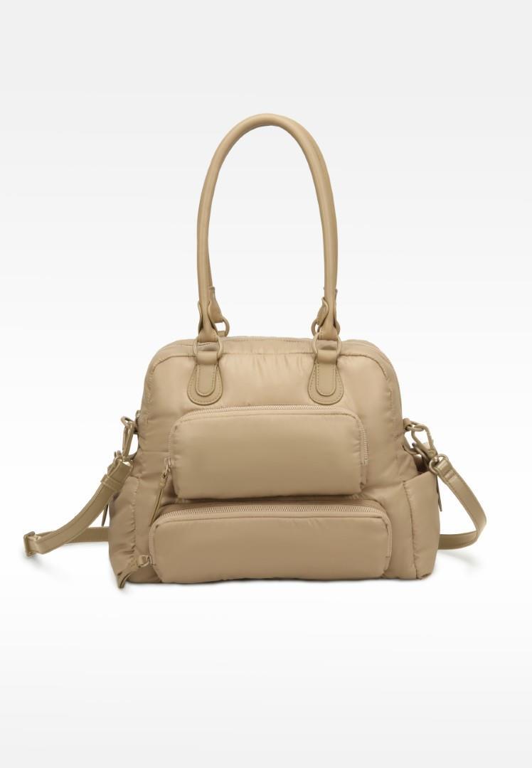 LES VISIONNAIRES - Handtasche Mit Reißversc Pocket, Rena Khaki Oliv von LES VISIONNAIRES