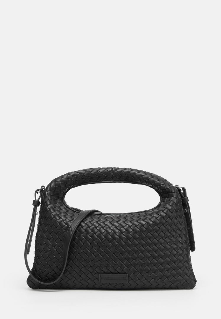 LES VISIONNAIRES - Handtasche Mit Reißversc Sadie Weave Silky Black Schwarz von LES VISIONNAIRES