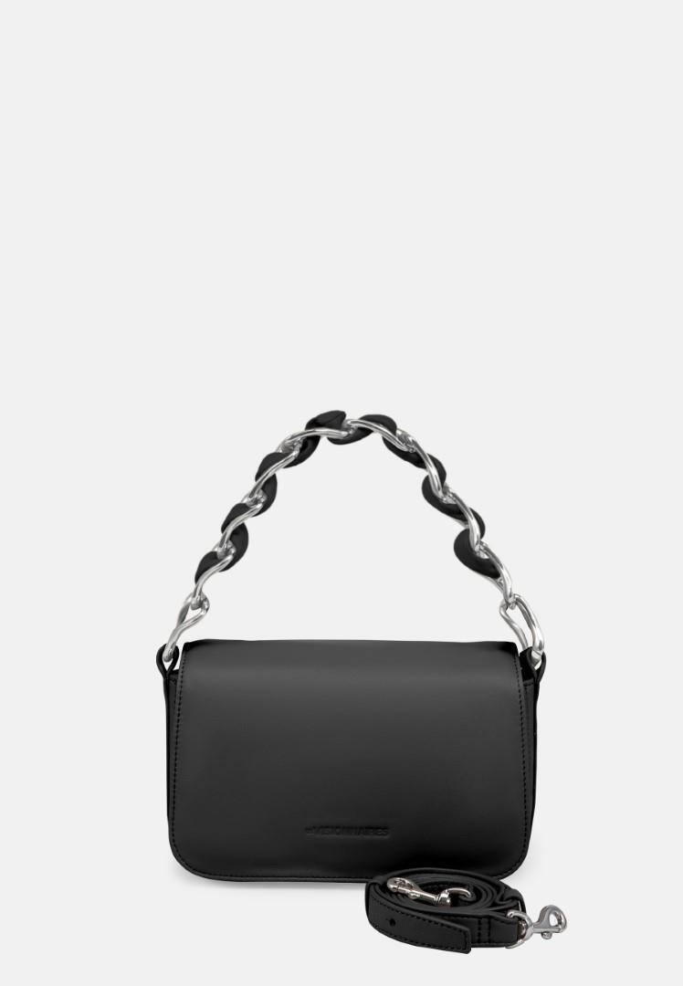 LES VISIONNAIRES - Handtasche Mit Überschla Mila, Chain Black Schwarz von LES VISIONNAIRES