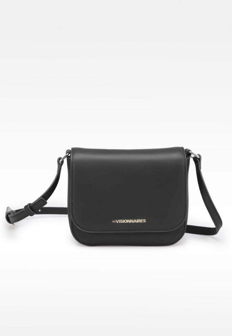 LES VISIONNAIRES - Handtasche Olivia Smooth Black Schwarz von LES VISIONNAIRES