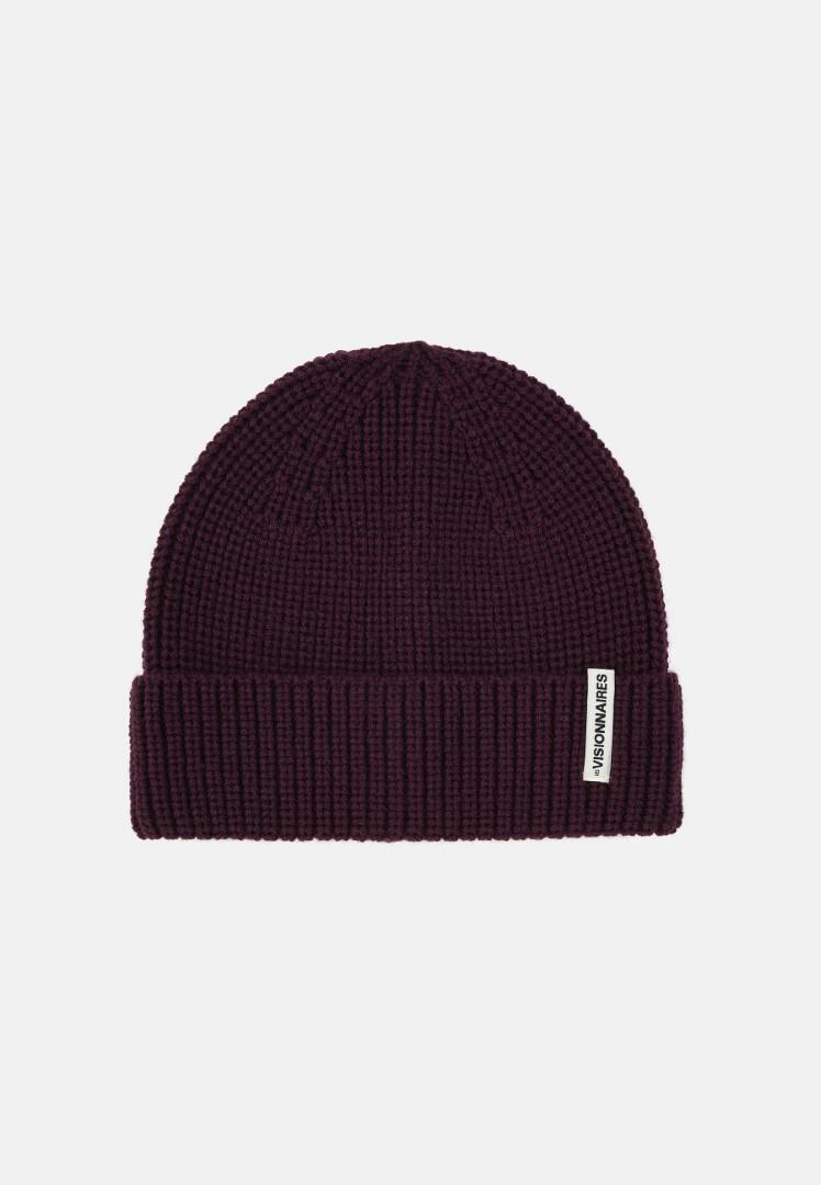 LES VISIONNAIRES - Kopfbedeckung Soft Accessoires Red Wine Bordo von LES VISIONNAIRES
