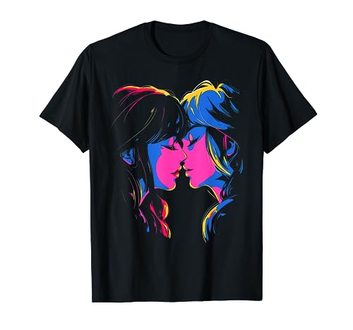 Kissing Women | Lesbian Pride LGBTQ Queer Sapphic WLW T-Shirt Kissing Women | Lesbian Pride LGBTQ Queer Sapphic WLW T-Shirt von LESBIAN PRIDE WLW
