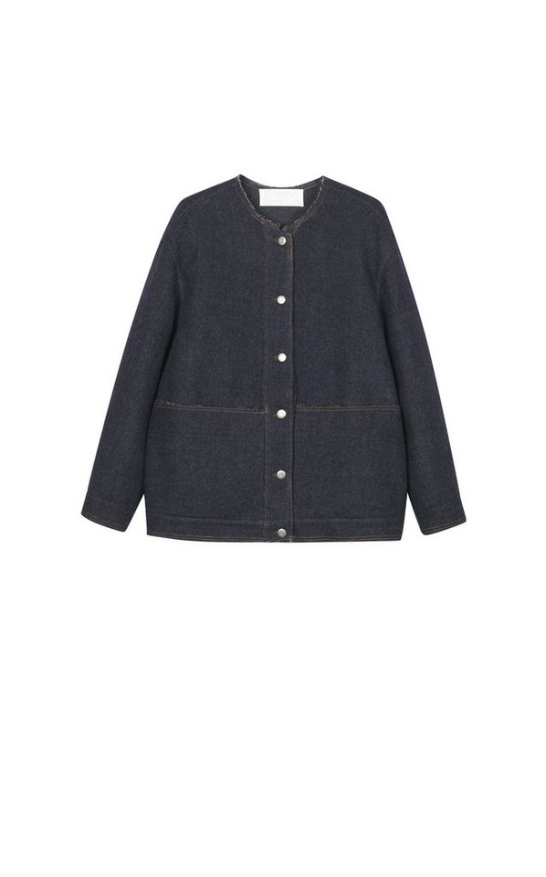 LESS Wolljacke Damen Oversize Wolljacke mit verstellbarem Saum von LESS