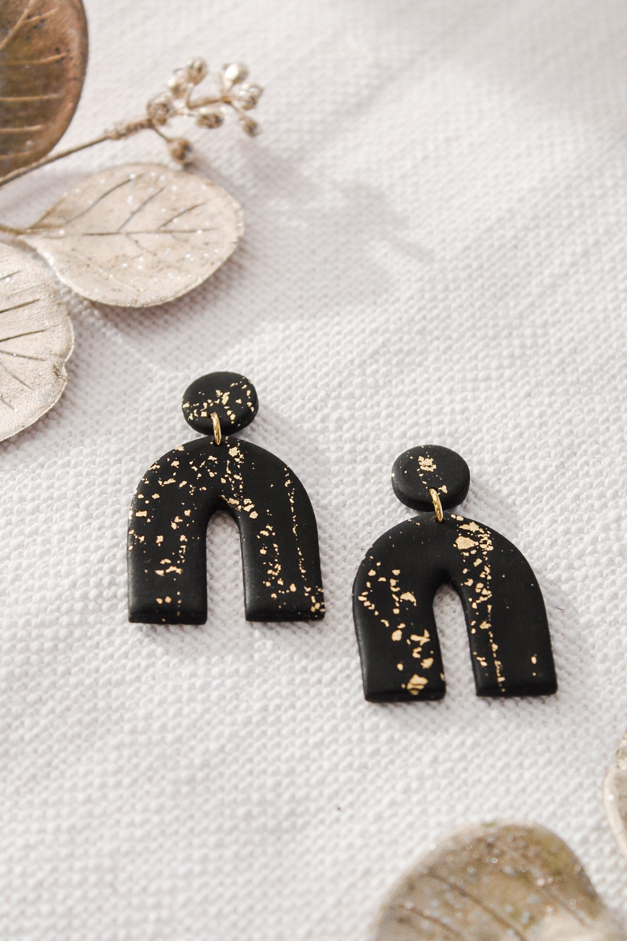 Modern Black | Ohrringe Polymerclayohrringe Polymerclay Handgemacht Unikat Geometrisch Statementohrringe Boho Modern Black | Ohrringe Polymerclayohrringe Polymerclay Handgemacht Unikat Geometrisch Statementohrringe Boho von LESVARandCLAY