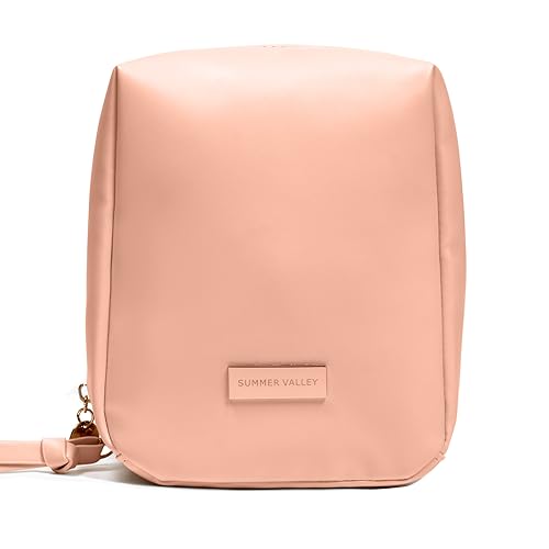 Tragbare Make-up-Tasche, große Kapazität, Kosmetiktasche, PU-Leder, wasserdichte Reisetasche, geräumige Kulturtasche, niedliche Make-up-Tasche, Kosmetikpinsel-Aufbewahrungstasche für Frauen und von LETGO