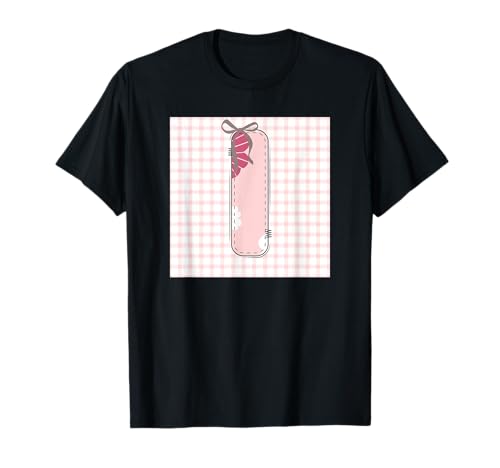 Anfangsbuchstabe "I" für Damen, Patchwork, rosa Blumennähte T-Shirt Anfangsbuchstabe "I" für Damen, Patchwork, rosa Blumennähte T-Shirt von LETTER FLOWER PATCH PATCHWORK GRAPHIC DESIGNS