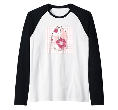Damen-Anfangsbuchstabe Q, Patchwork, rosa Blumennähte Raglan Damen-Anfangsbuchstabe Q, Patchwork, rosa Blumennähte Raglan von LETTER FLOWER PATCH PATCHWORK GRAPHIC DESIGNS