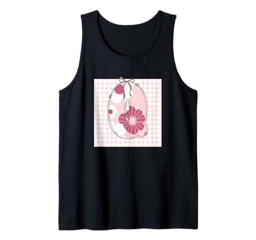 Damen-Anfangsbuchstabe Q, Patchwork, rosa Blumennähte Tank Top Damen-Anfangsbuchstabe Q, Patchwork, rosa Blumennähte Tank Top von LETTER FLOWER PATCH PATCHWORK GRAPHIC DESIGNS