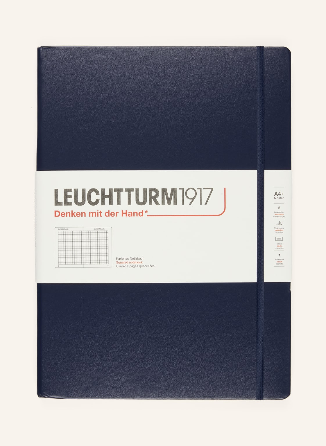 Leuchtturm Notizbuch Master Classic blau von LEUCHTTURM