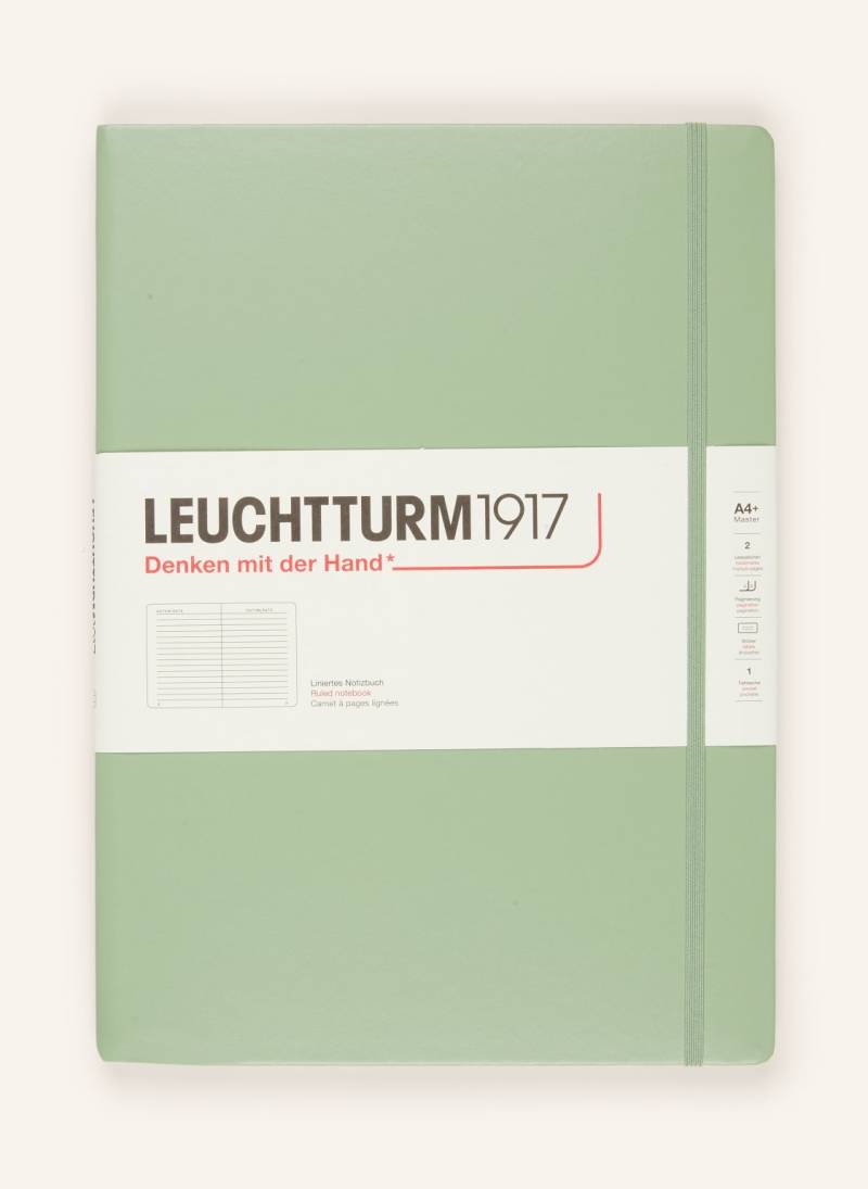 Leuchtturm Notizbuch Master Slim gruen von LEUCHTTURM