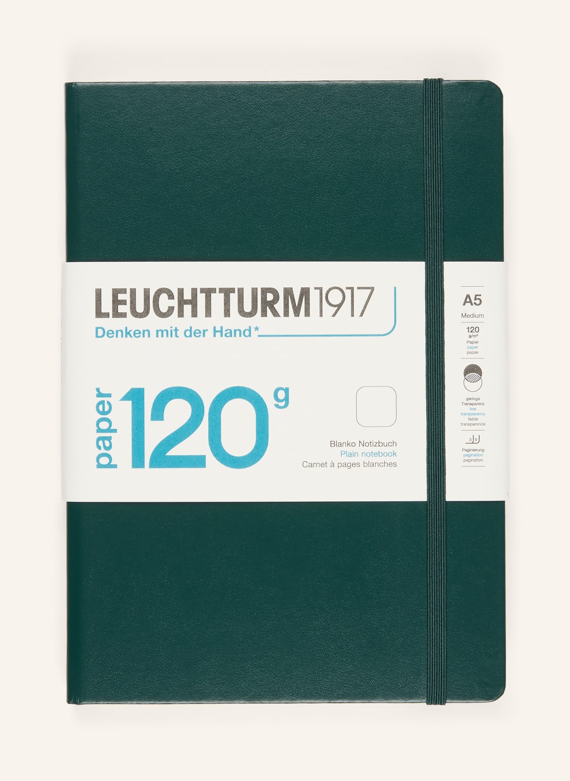 Leuchtturm Notizbuch Medium Edition 120 gruen von LEUCHTTURM