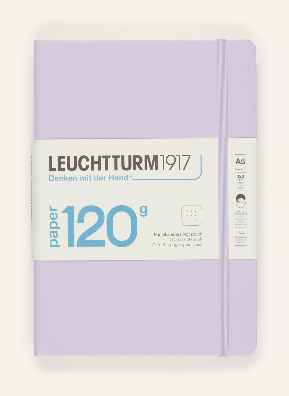 Leuchtturm Notizbuch Medium Edition 120 lila von LEUCHTTURM