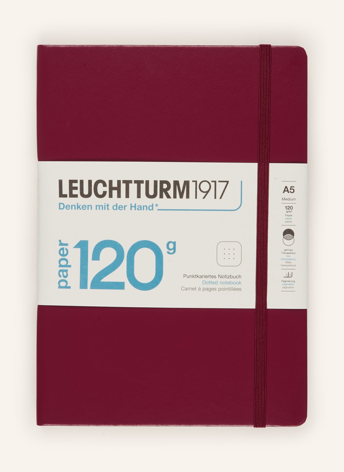 Leuchtturm Notizbuch Medium Edition 120 rot von LEUCHTTURM