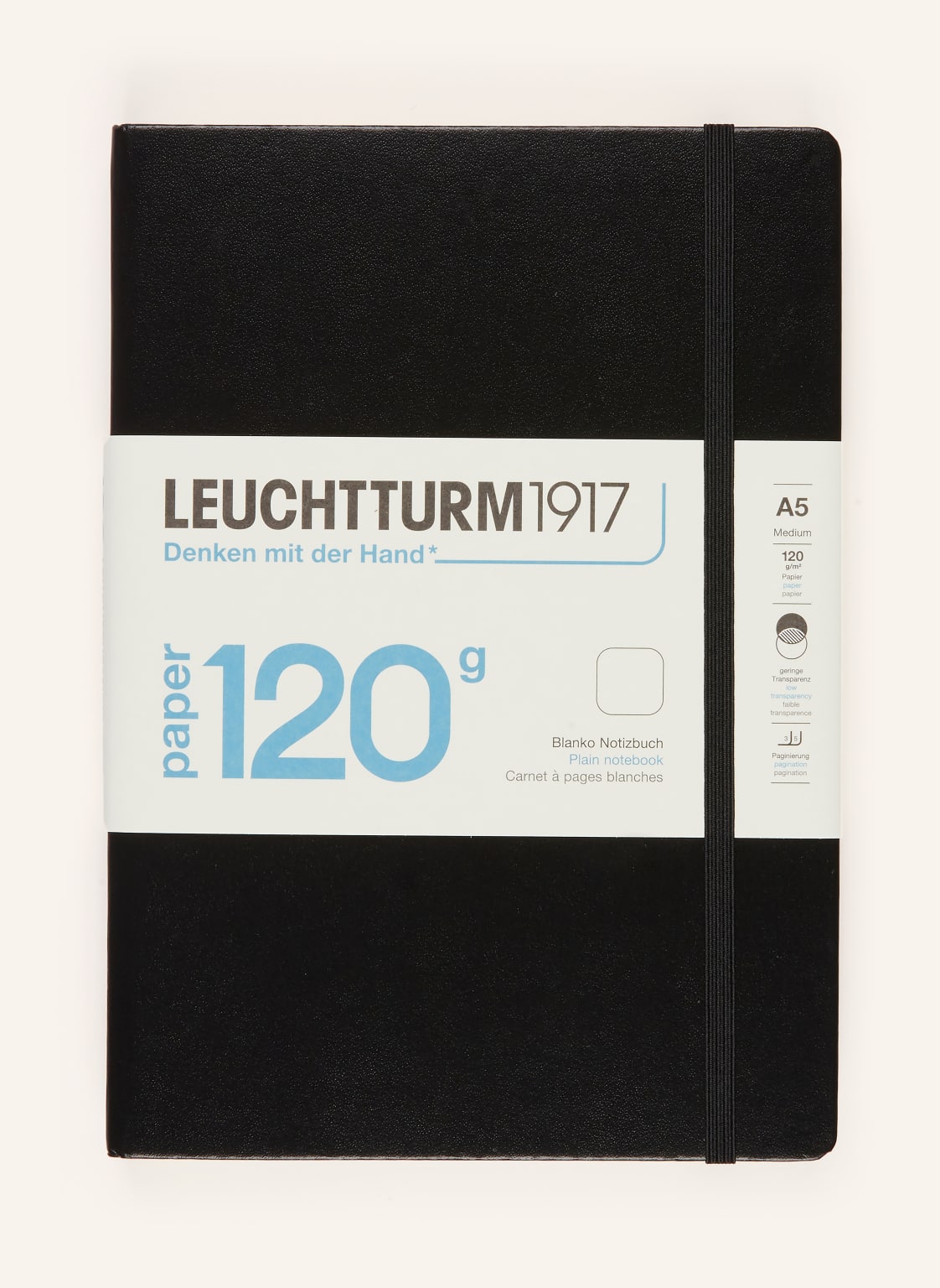 Leuchtturm Notizbuch Medium Edition 120 schwarz von LEUCHTTURM