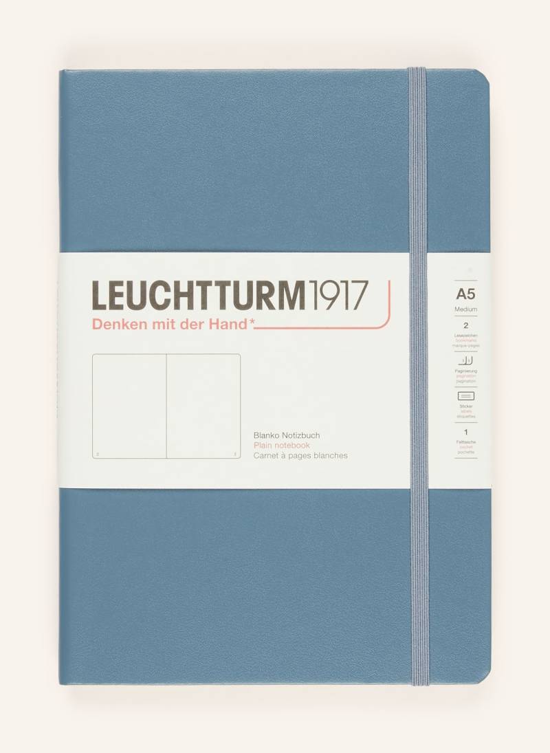 Leuchtturm Notizbuch Medium blau von LEUCHTTURM