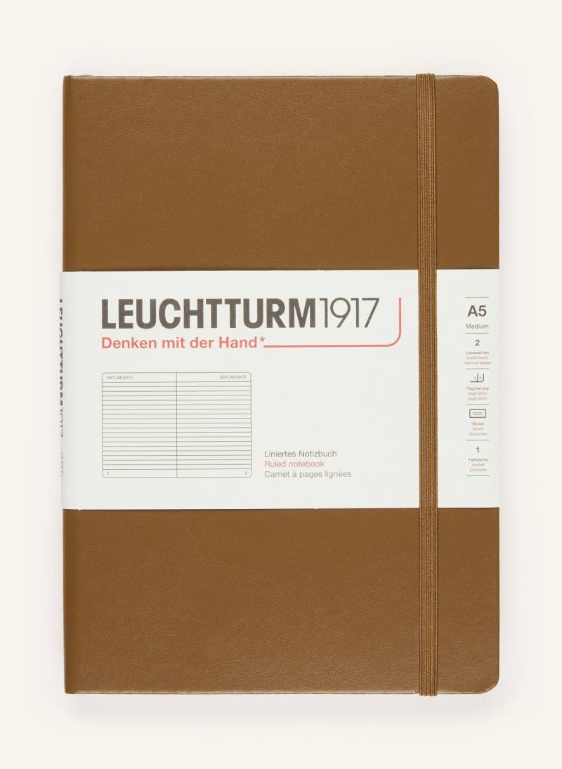 Leuchtturm Notizbuch Medium braun von LEUCHTTURM