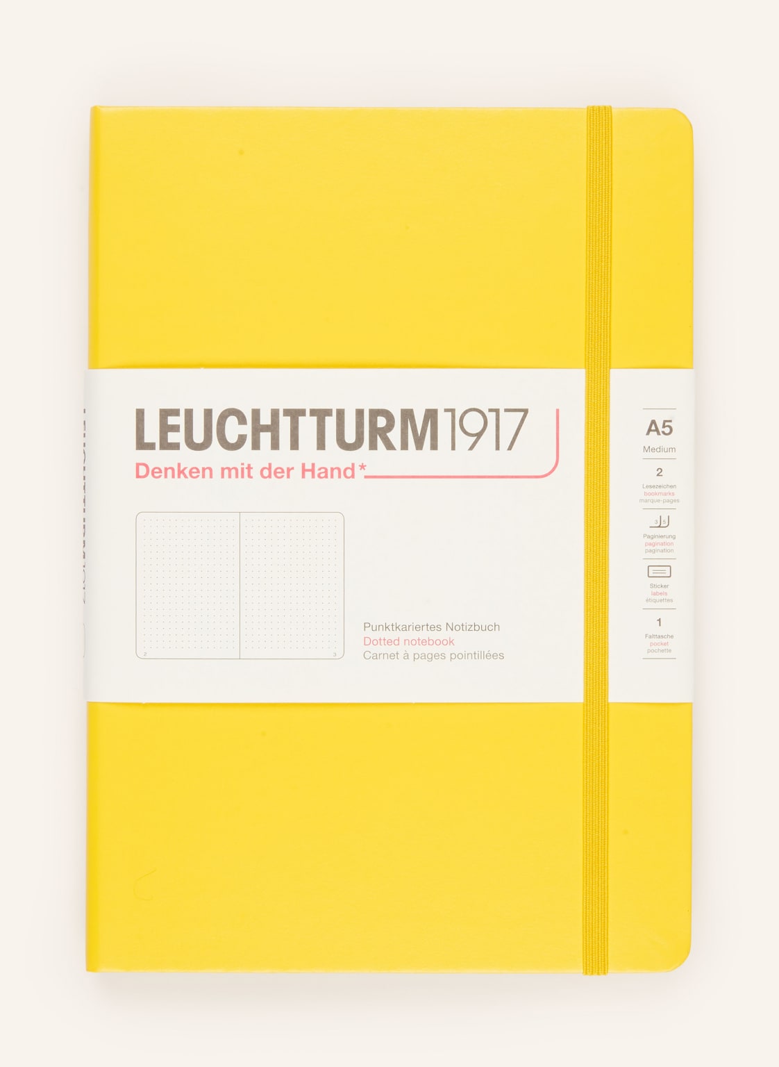 Leuchtturm Notizbuch gelb von LEUCHTTURM