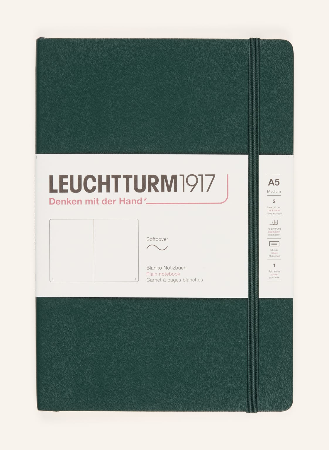 Leuchtturm Notizbuch gruen von LEUCHTTURM