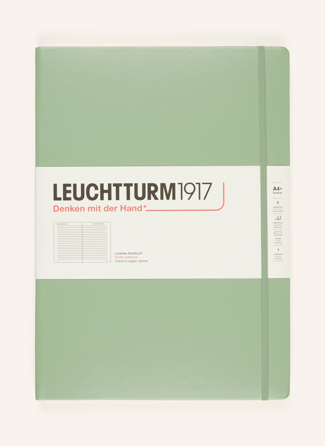 Leuchtturm Notizbuch gruen von LEUCHTTURM