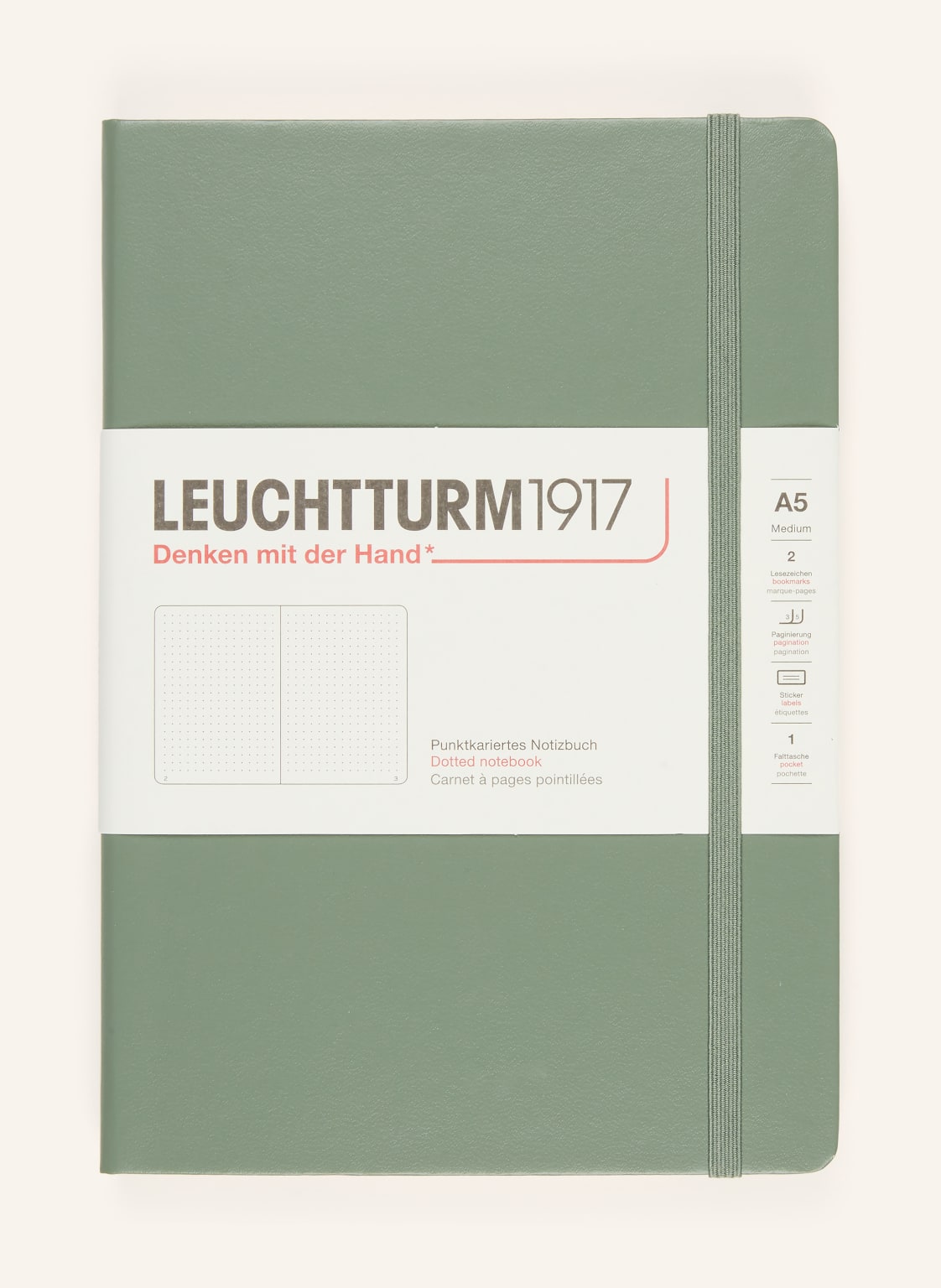 Leuchtturm Notizbuch gruen von LEUCHTTURM