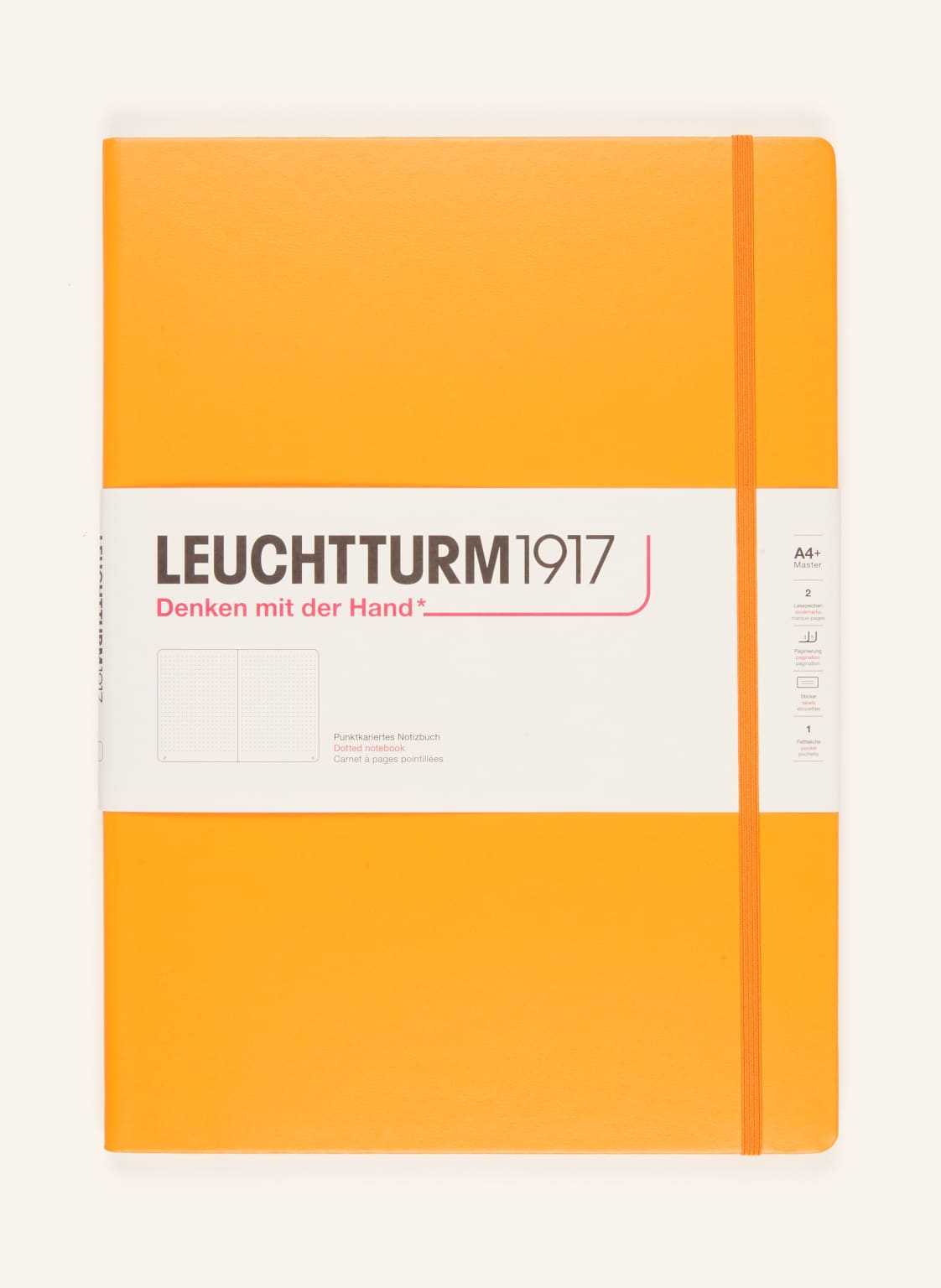 Leuchtturm Notizbuch orange von LEUCHTTURM