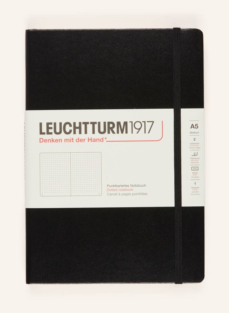 Leuchtturm Notizbuch schwarz von LEUCHTTURM