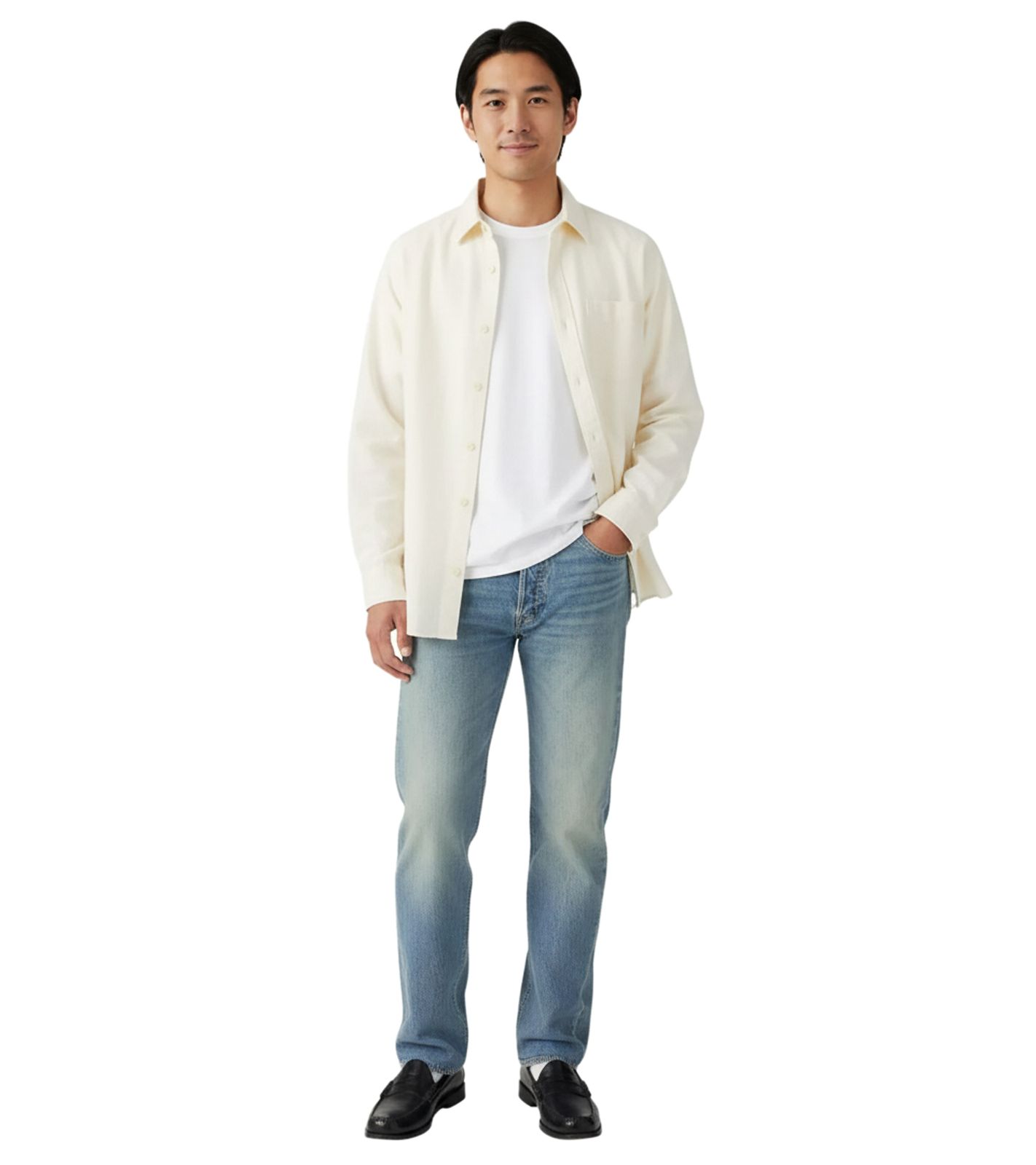 LEVI´S 501 Original-Fit Herren Denim-Hose im 5-Pocket-Style Jeans-Hose Baumwoll-Hose 00501-3645 Indigo-Blau von LEVI´S