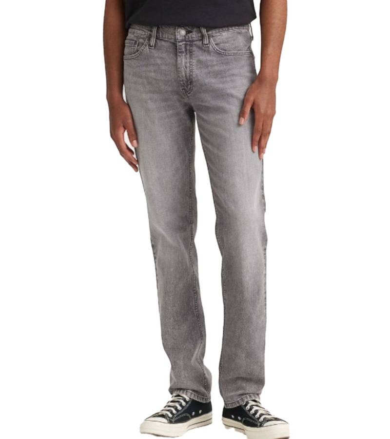 LEVI´S 511 Herren Jeans-Hose im 5-Pocket-Style Baumwoll-Hose Slim-Fit Denim-Hose 45115959 Grau von LEVI´S