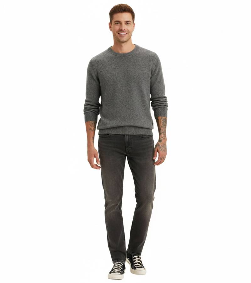 LEVI´S 511 Herren Jeans-Hose im 5-Pocket-Style Baumwoll-Hose Slim-Fit Denim-Hose 45115968 Dunkelgrau von LEVI´S
