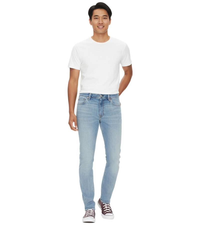 LEVI´S 511 Slim-Fit Herren Jeans-Hose schmale Denim-Hose Baumwoll-Hose 04511-5815 "Med Indigo Worn In"-Blau von LEVI´S