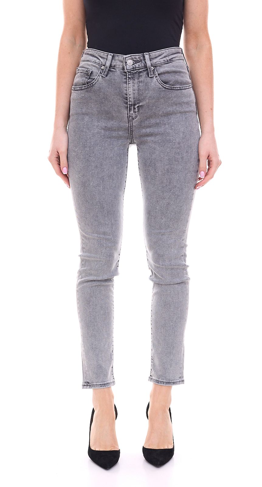 LEVI´S 721 Damen High-Rise Hose modische Skinny-Jeans im 5-Pocket-Style 34958334 Grau von LEVI´S