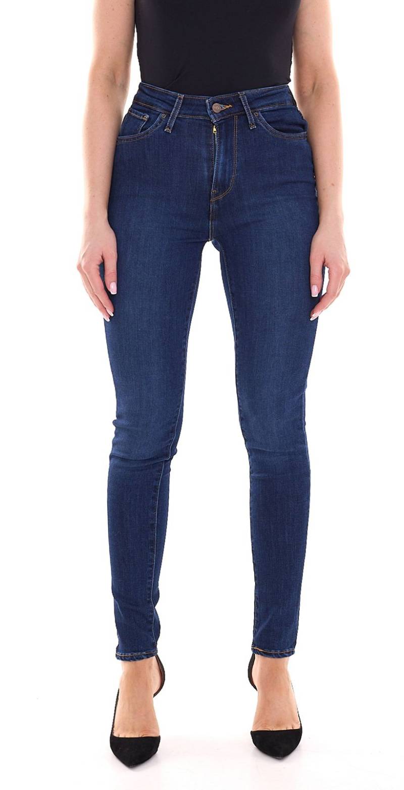 LEVI´S 721 Damen High Rise Skinny Jeans stylische Denim-Hose im Five-Pocket-Style 24233243 Blau von LEVI´S