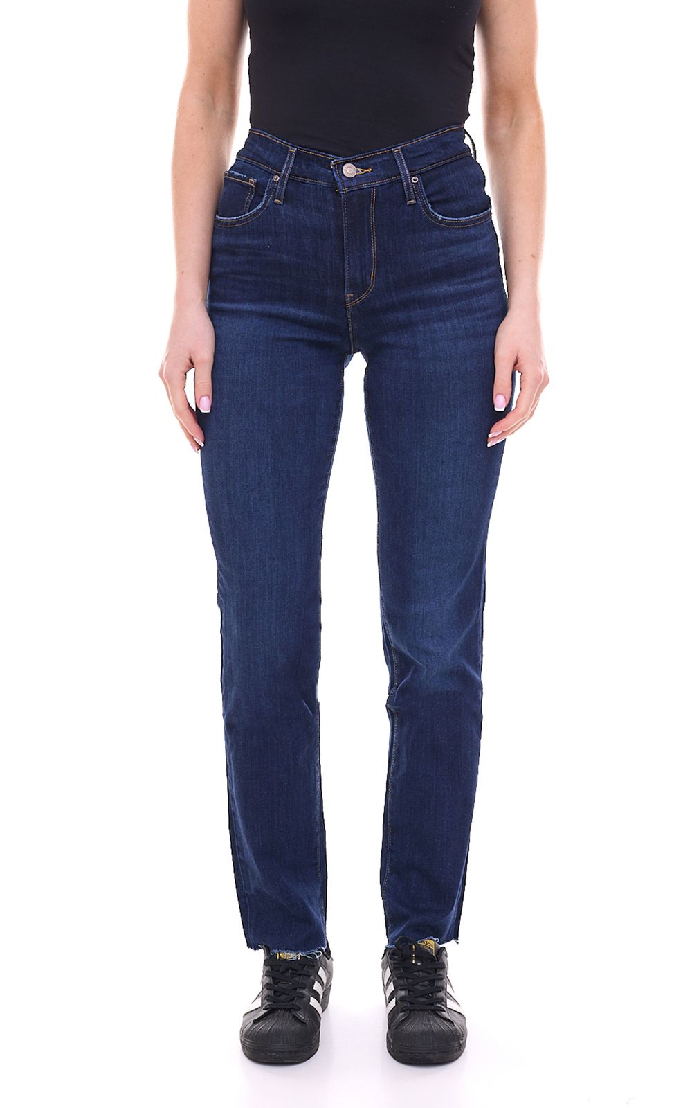 LEVI´S 724 Damen Slim Straight Jeans High-Rise Denim-Hose 44408450 Blau von LEVI´S