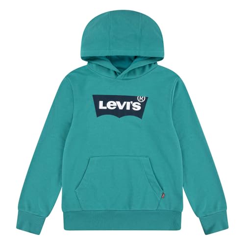 LEVI'S Boy's PO-Pull-Over Hoody Sweatshirt, Porcelain Green, 10-16 ans von LEVI'S