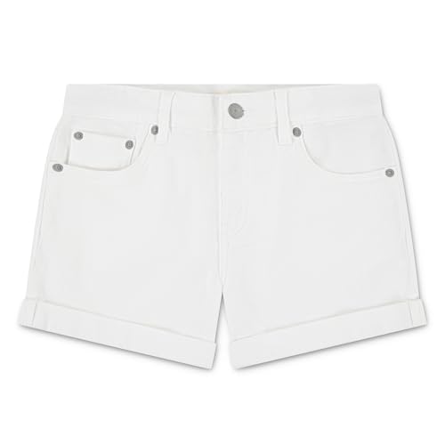 LEVI'S Girl's DB-Denim Bottoms Shorts, Cloud Dancer, 176 von LEVI'S